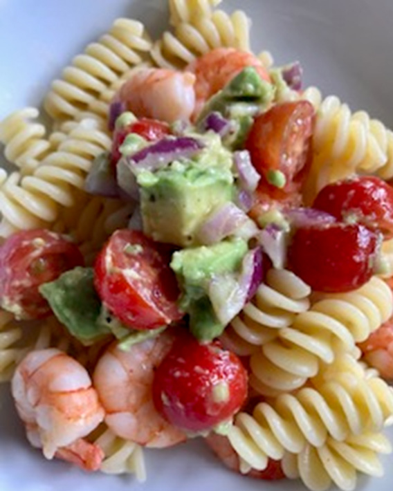 fussili-mit-knobli-crevetten-avocado
